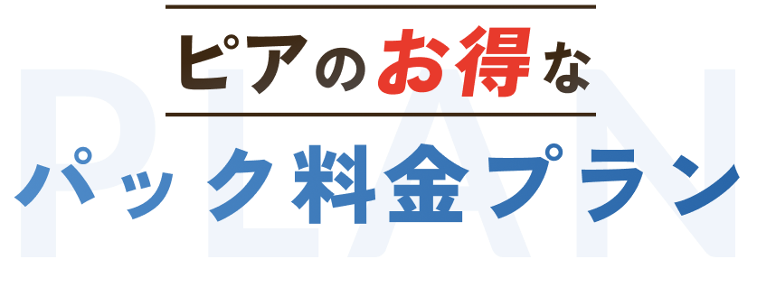 パック料金プラン